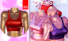#MEWSERY BBcrop top {#3 Silk.Ruby}