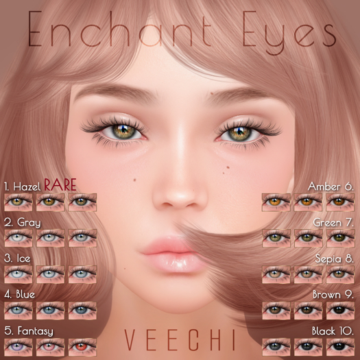 1. Veechi Enchant Eyes Hazel RARE
