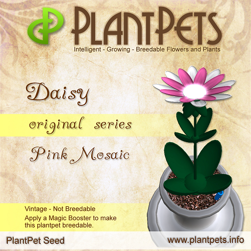 PlantPet Seed [Daisy *Original Pink Mosaic*]