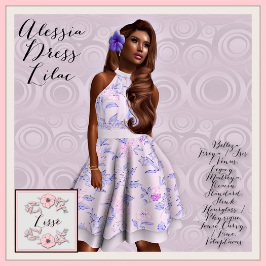 Lisse Alessia Dress Lilac