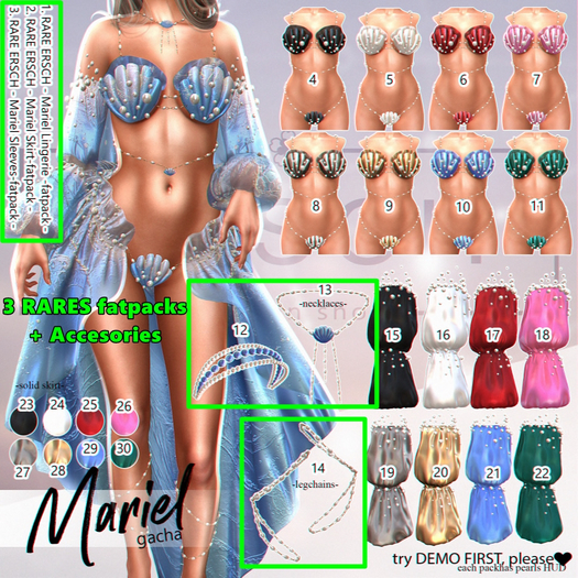 ERSCH - Mariel {Kupra} RARES SET SPECIAL