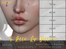 Little Star : 4 Letta Lips Pack 1 [EvoX]