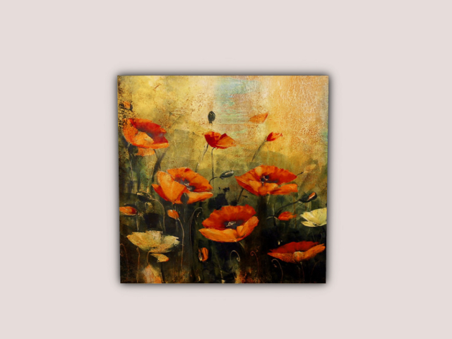 Frame Poppies Orange