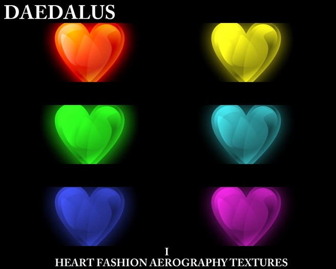 heart aerography i textures