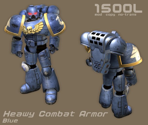 <UTILIZATOR> - heavy combat armor - blue