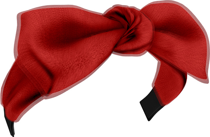 LaGyo_Bibi Fluffy Headbend - Red 