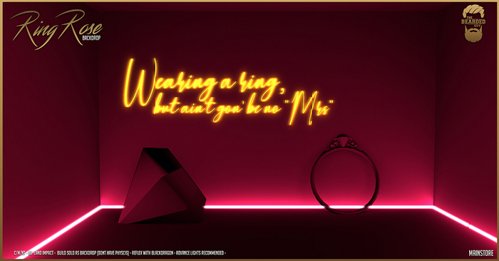 Ring Rose Backdrop - The Bearded Guy