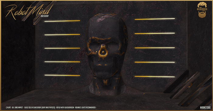 Robot Mind Backdrop - The Bearded Guy