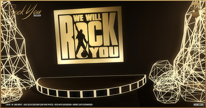 Rock You Backdrop - The Bearded Guy