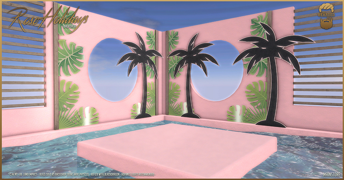 Rose Holidays Backdrop - The Bearded Guy