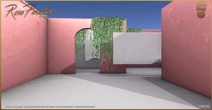 Rose Paradise Backdrop - The Bearded Guy