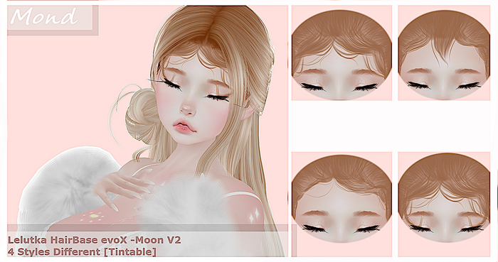 [Mond] Lelutka evoX Hairbase V2 - Moon