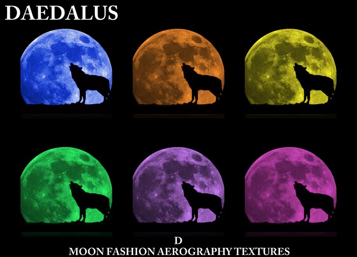 moon aerography d textures