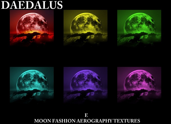 moon aerography e textures