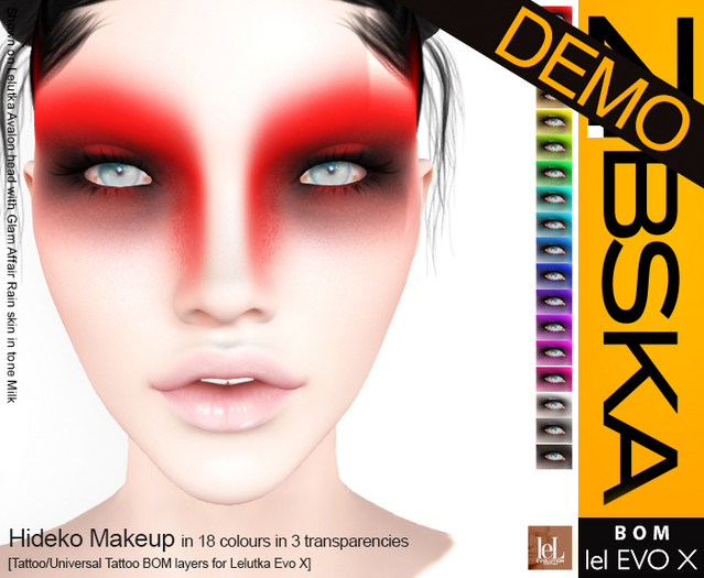 Zibska Evo X ~ Hideko Makeup Demo