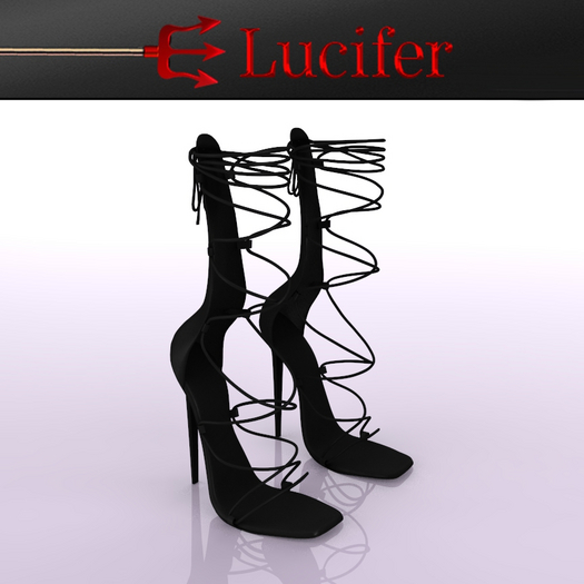 Strapped Heels Black