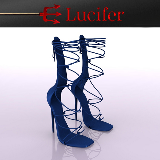 Strapped Heels Blue