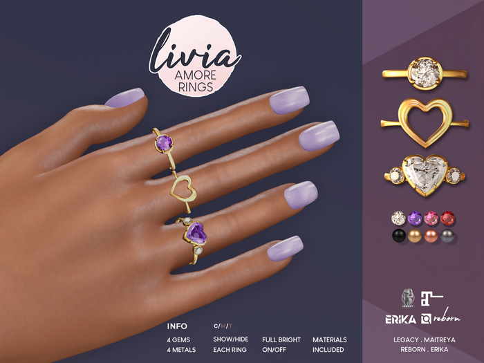 LIVIA Amore Rings [GIFT]