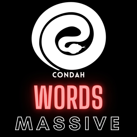 CONDAH Words - MASSIVE - Word List Card (Word Scrambler) - 7044 Words