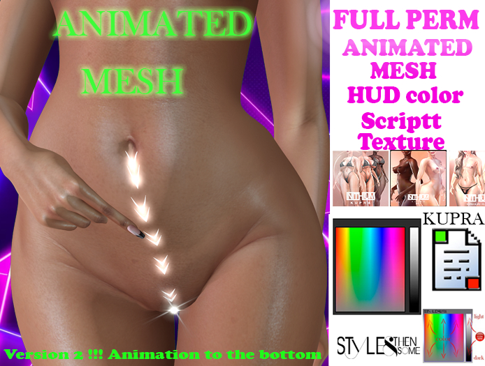 STYLES -FULL PERM-ANIMATED MESH  V2 // [ INITHIUM ] KUPRA-PROMO 96 hours!!!