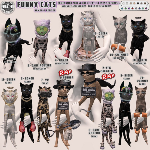 02.[Since1975] AFK Cat / Shoulder RARE