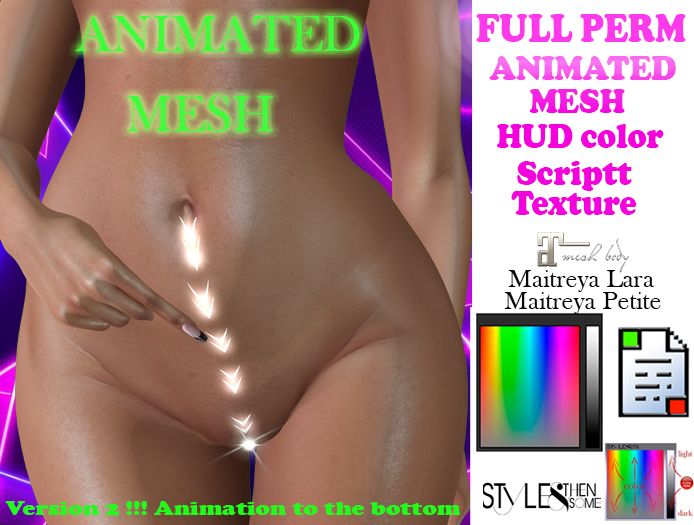 STYLES -FULL PERM-ANIMATED MESH  V2 // Maitreya-PROMO 96 hours!!!a