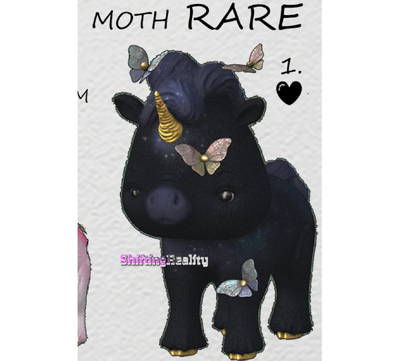 1.YOKAI -  Unicorn Dreams - Moth RARE
