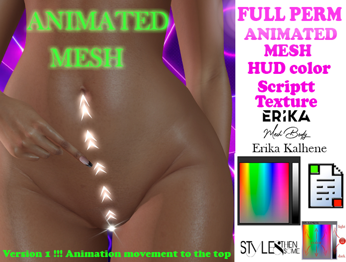 STYLES -FULL PERM-ANIMATED MESH  V1 // KALHENE ERIKA-PROMO 96 hours!!!