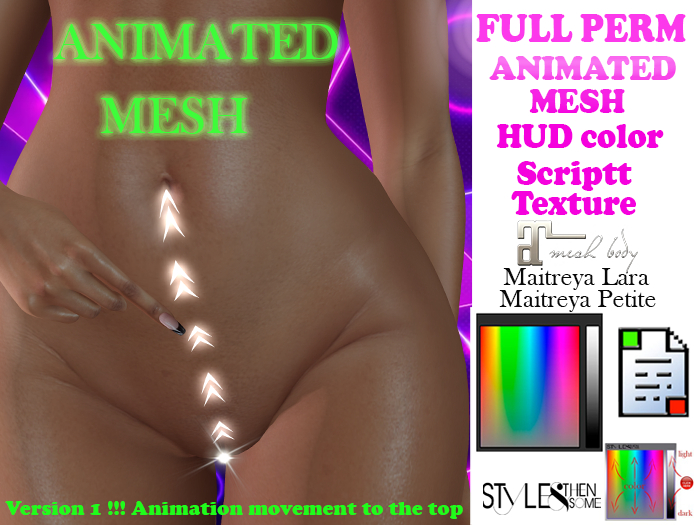 STYLES -FULL PERM-ANIMATED MESH  V1 // Maitreya