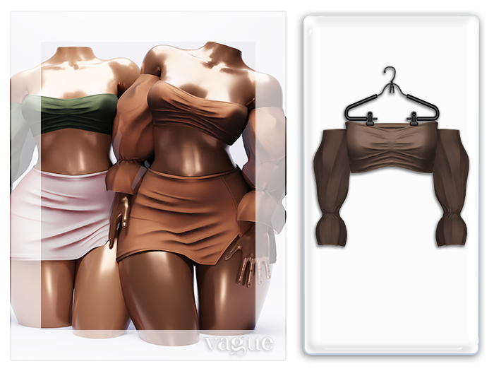 Vague. Nyane Top - Nude -