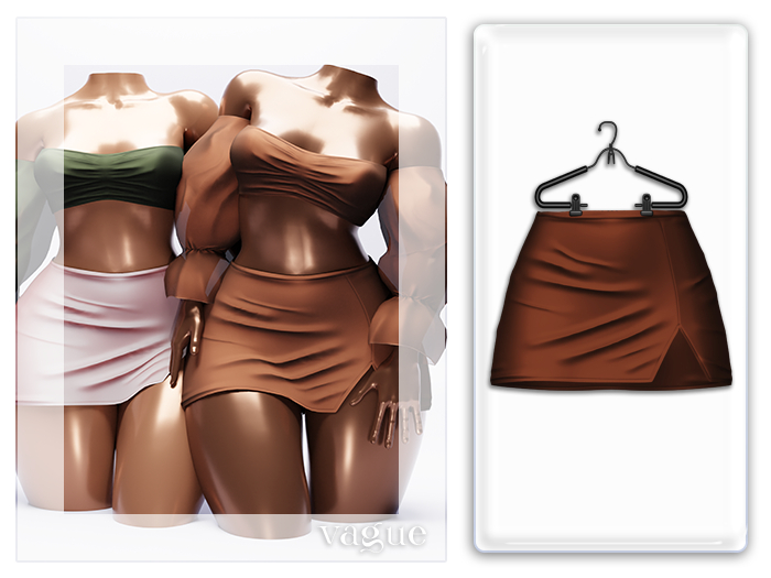 Vague. Nyane Skirt - Copper -