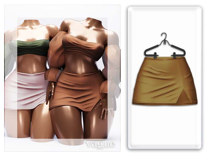 Vague. Nyane Skirt - Gold -
