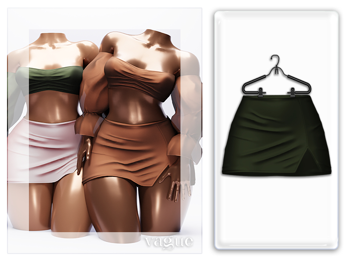Vague. Nyane Skirt - Olive -