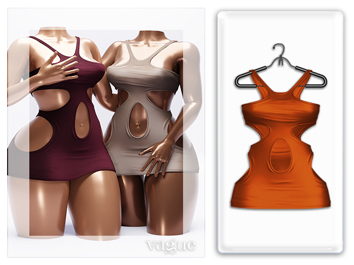 Vague. Ramona Dress - Amber -