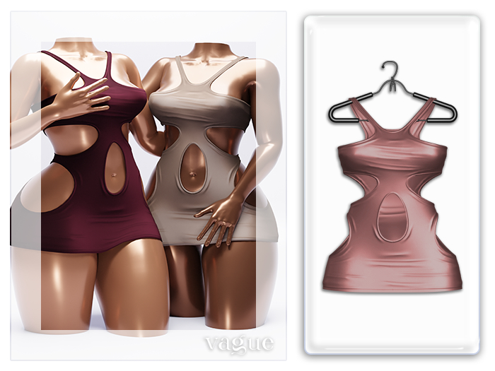 Vague. Ramona Dress - Rose -