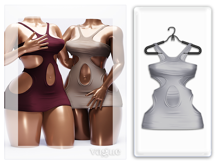 Vague. Ramona Dress - White -