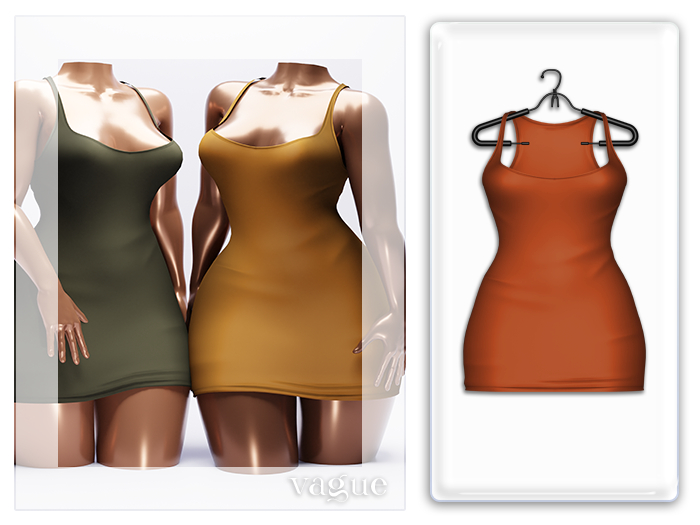 Vague. Tiffany Dress - Amber -