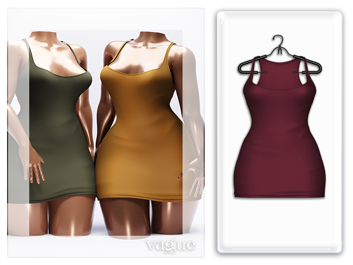 Vague. Tiffany Dress - Bordeaux -
