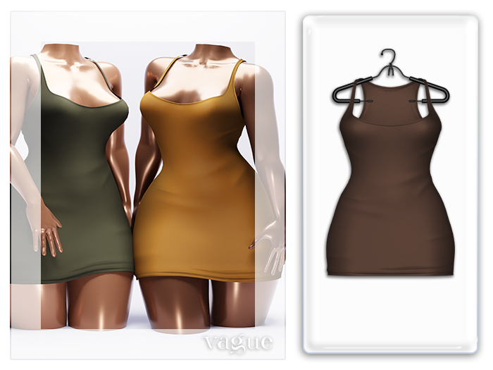 Vague. Tiffany Dress - Chocolate -