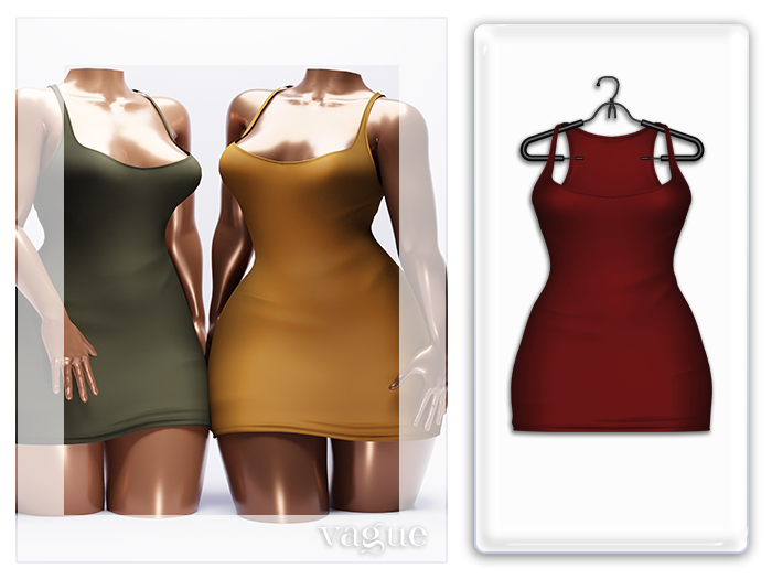 Vague. Tiffany Dress - Red -