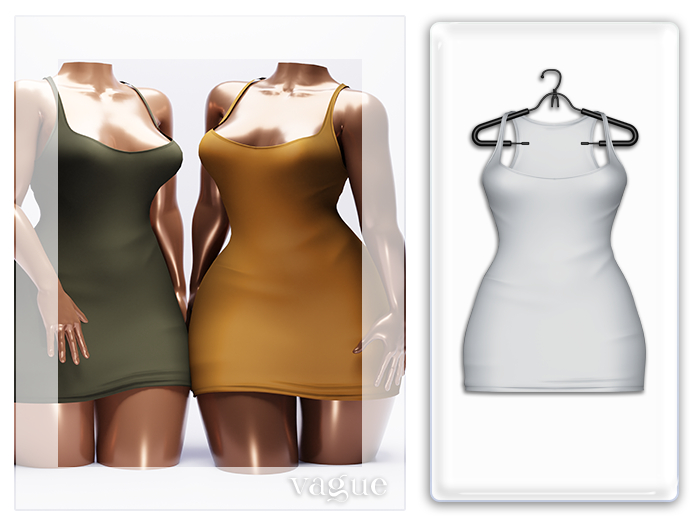 Vague. Tiffany Dress - White -