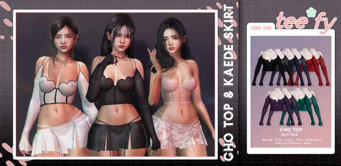 Tee*fy Cho Top - Dark Pack.