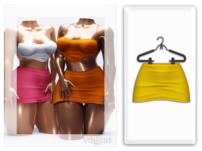 Vague. Gia Skirt Yellow