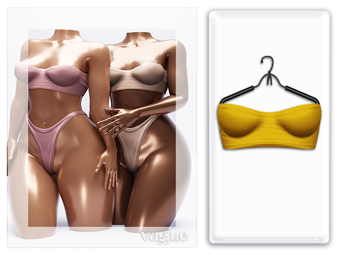 Vague. Donda Top Yellow 