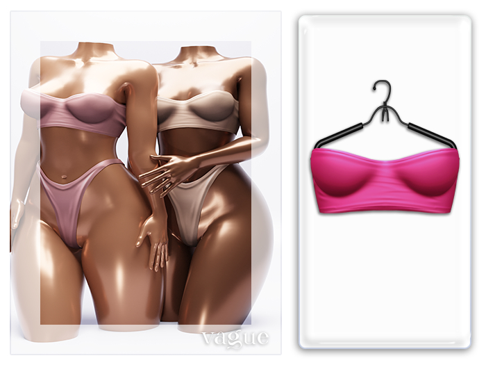 Vague. Donda Top Pink