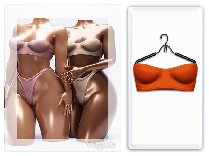 Vague. Donda Top Orange