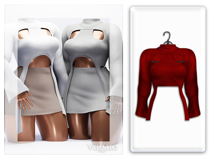 Vague. Maia Top Red