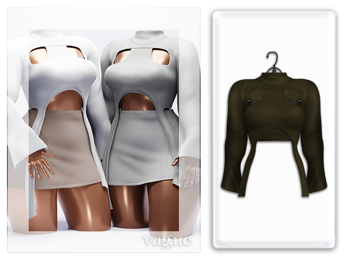 Vague. Maia Top Olive