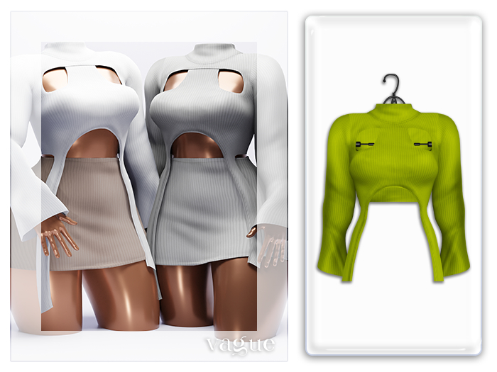Vague. Maia Top Neon