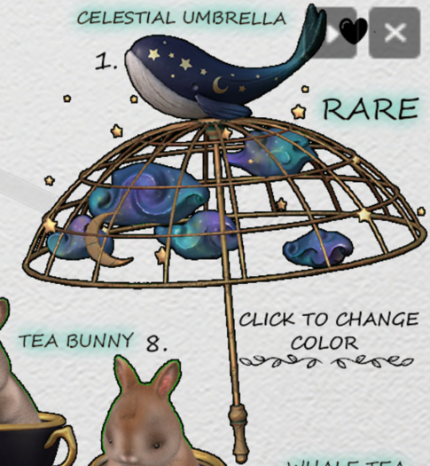 1.YOKAI - Cute Galaxy - Celestial Umbrella RARE